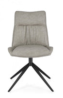 Set 2 Sedie 50x64x86h cm Jordan Pu Tortora 