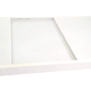 Tavolo da Giardino Allungabile 160/220x90x75 cm in Alluminio Boise Bianco