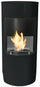 Cheminée au Bioéthanol au Sol Ø45x95 cm Karlsen Cortina Noir