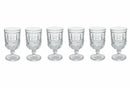 Set 6 Calici in Vetro Trasparente 275 ml Villa d'Este Home Tivoli Nobilis