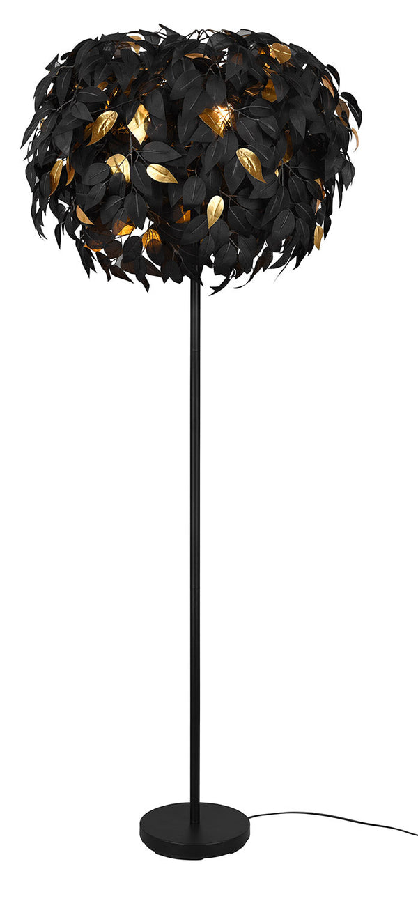 Piantana da Interno Attacco E14 in Metallo Nero Opaco sconto