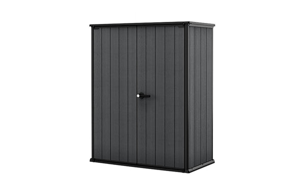 online Armadio da Esterno Keter Cortina Alto 140x73,6x170,4 cm in Evothech+ Grigio