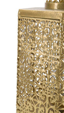 Lanterna Oroy 20x17x26 cm in Ferro e Vetro Oro