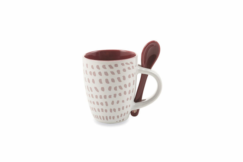 Set 24 Tazzine da Caffè Ø5,5x6,5 cm in Ceramica Villa d'Este Home Tivoli Aurora