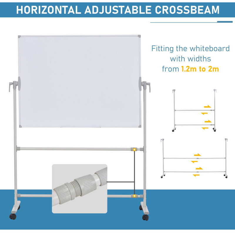 Lavagna Magnetica 139x51x177 cm in Alluminio  Bianco