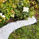 Bordo Flessibile per Aiuole 10m con Picchetti Nero