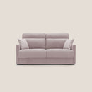 Divano Letto 3 Posti 196x102x97 cm in Tessuto Rosa