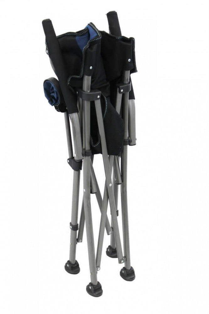 Sedia Pieghevole Nevada 52x64x88 h cm in Acciaio Blu