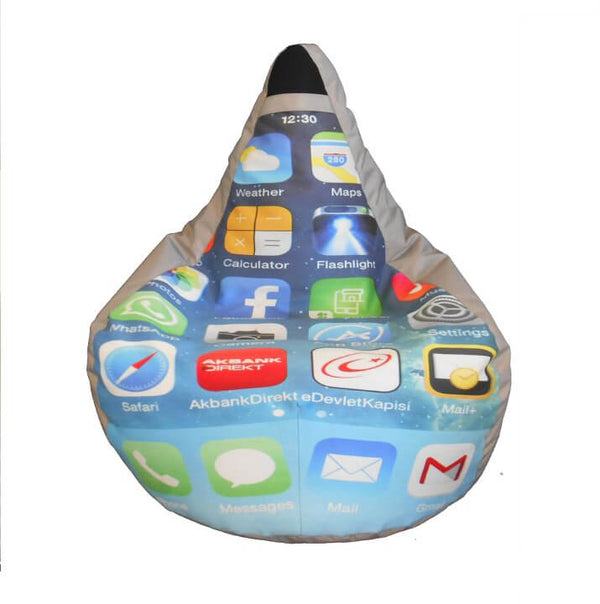 Pouf Pouf en Polyester Design My Phone Avalli online