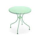 Tavolino da Giardino in Ferro e Piano Traforato Taddei Netty Verde