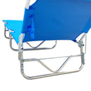 Brandina compatta prendisole struttura in alluminio e tessuto in Oxford Blu