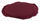 Poly180 Bordeaux Coussin Siège Rond en Tissu pour Extérieur