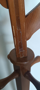 Appendiabiti a Stelo H178 cm in Legno di Bamboo Naturale Seconda Scelta