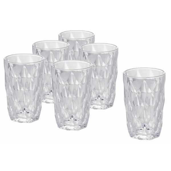 Ensemble de 6 Gobelets Renaissance en Verre Transparent Villa d'Este Home Tivoli acquista