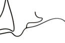 Pannello da Muro Nudity 60x1x80 cm in Ferro 