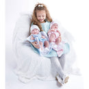 Bambola Bebè Neonato con Tutina Azzurra 43cm JC Toys