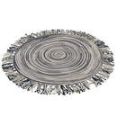 Set 6 Tovagliette con Frange Ø45x0,5 cm  in Polipropilene VdE Tivoli 1996 Shades of Stones