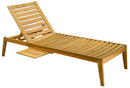 Lettino Prendisole da Giardino in Legno Nanchino