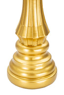 Regina da Scacchi 12x37x12 cm in Poliresina Oro/Nero