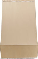 Tenda da Sole per Sormonto 140x250 cm in Poliestere con Anelli Ranieri Beige 