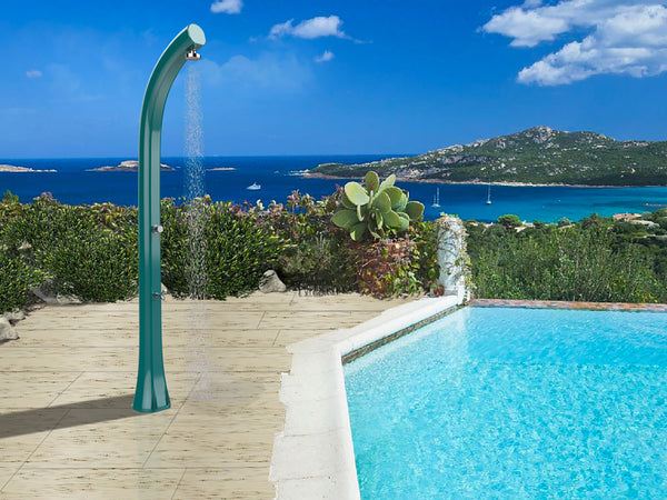 sconto Mitigeur de douche solaire de jardin et lave-pieds Arkema Jolly Plus Top Line Perla Bianca