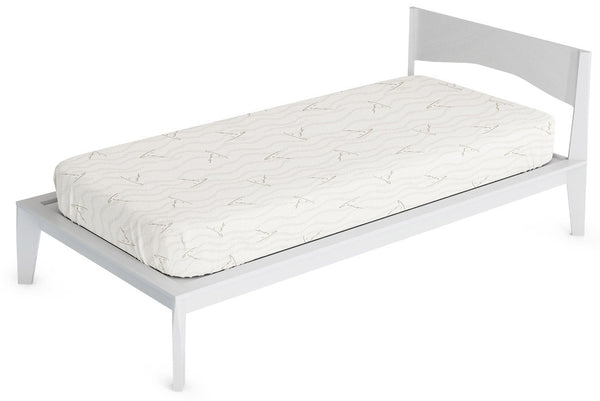 prezzo Housse de matelas en polyester et fibre de lin gris clair Différentes tailles