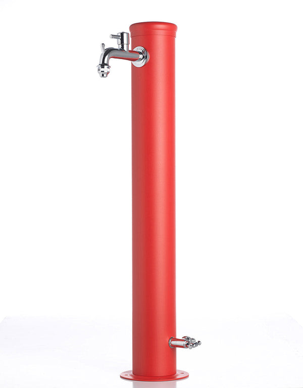 Fontaine de jardin avec robinet double Belfer 42/ARR Rouge online