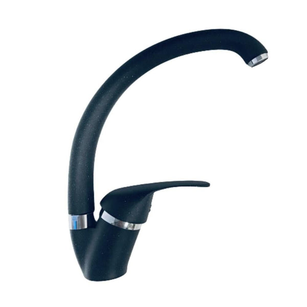 acquista Rubinetto Cucina Miscelatore Monocomando Lavello Girevole in Ottone V2 Nero