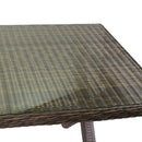 Set da Giardino Tavolo e 6 Sedie in Polyrattan Baltimora