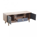 Mobile Rémy 120x39x45 h cm in Legno Grigio