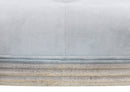 Panca Margi in Velluto Grigio 125x45x48 h cm in Legno Grigio