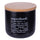 Petit Pot Superfood 500 ml en New Bone China VdE Tivoli 1996 Noir