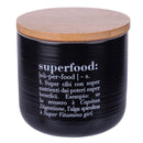 Barattolo Piccolo Superfood 500 ml in New Bone China VdE Tivoli 1996 Nero