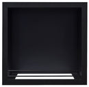 Inserto per Camino a Bioetanolo 58x52x28 cm in Metallo Dalya Nero