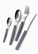 Servizio Set di Posate 24 Pezzi in Acciaio Eme Sky Grigio 432