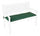 Coussin Poly180 Vert Foncé pour Banc 2 Places en Tissu d'Extérieur