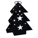 Lanterna in Metallo albero nero cm 27x7,5xh32,5
