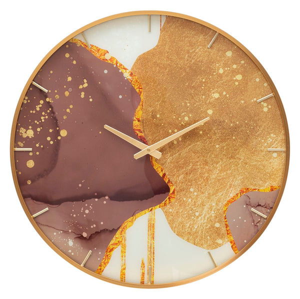Horloge murale Glody 5x60x5 cm en verre MDF et métal multicolore online