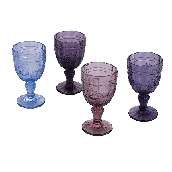 prezzo Coffret de 4 verres Syrah Provence en verre violet VdE Tivoli 1996