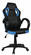 Sedia Gaming 59x120 cm in Similpelle Blu