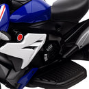 Moto Elettrica per Bambini 3-5 Anni 86x42x52 cm Batteria 6V Velocità 3km/h Blu   