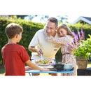 Forno per Pizza a Gas 13' Fino a 400° 34x34 cm con Pietra Refrattaria e Tagliere in Nylon