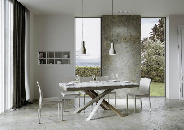 Tavolo Allungabile 120-224x90x80 cm Volantis Evolution Marmo online