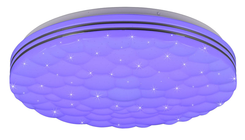 Plafoniera da Interno a LED in Plastica Bianco Opaco