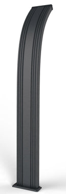 Doccia Solare da Giardino 40L Miscelatore Nebulizzatore e Lavapiedi Arkema Dada Grigio Antracite