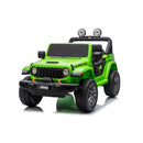 Macchina Elettrica per Bambini Jeep Wrangler Rubicon 12V con Telecomando Verde   