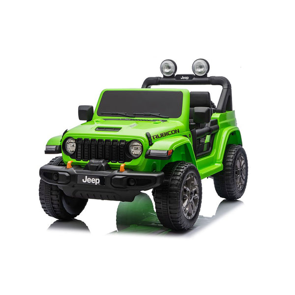 sconto Macchina Elettrica per Bambini Jeep Wrangler Rubicon 12V con Telecomando Verde