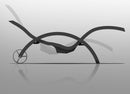 Lettino Chaise Longue da Esterno Giardino Inclinabile con Ruote Arkema Serendipity Dove Grey