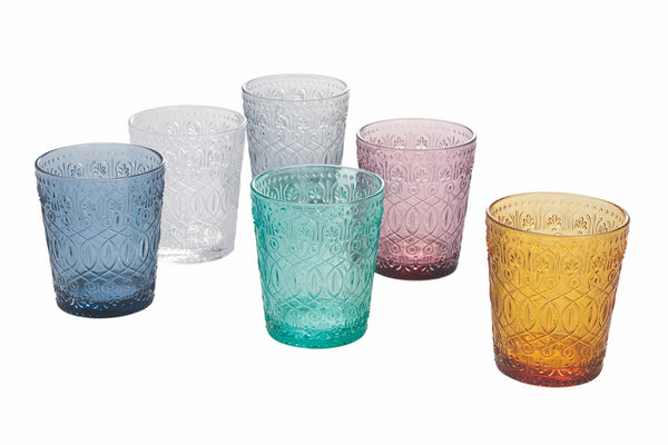 Ensemble de 6 verres à eau en verre 310 ml VdE Tivoli 1996 Classic Nouveau sconto