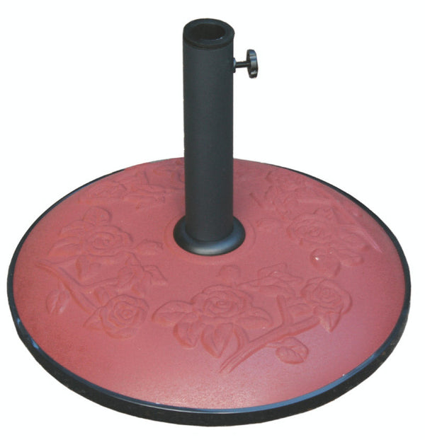 online Base pour Parasol de Jardin Ø50 cm 25 Kg en Fer Soriani Terracotta
